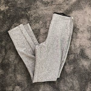 Sparkly silver tight skinny pants